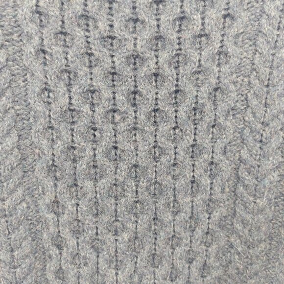 Inis Craft Wool Cableknit Cardigan Size Medium Green - Picture 4 of 4